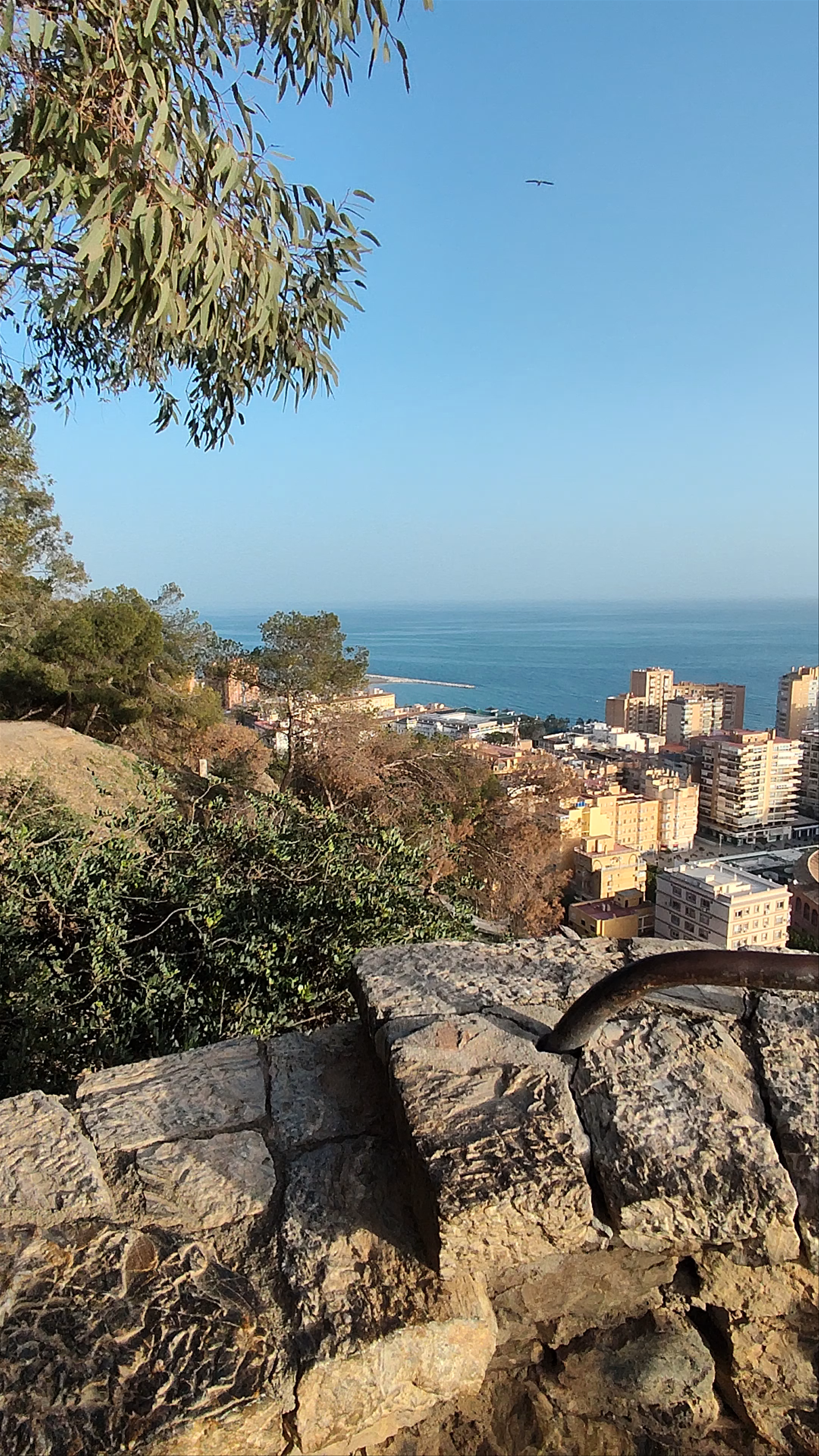 Sunset Views from Mirador de Gibralfaro, Málaga