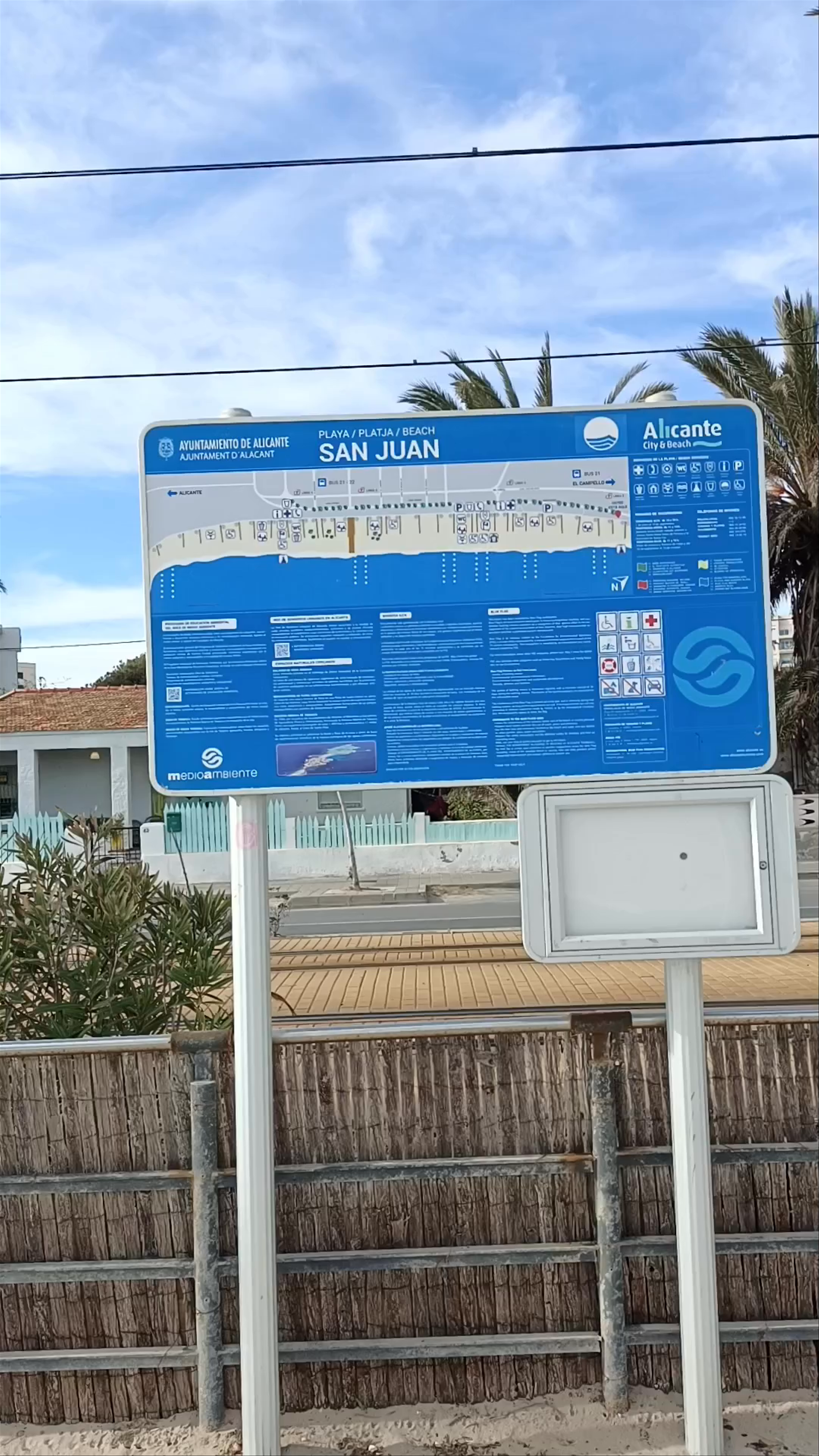 San Juan Beach Walk in Alicante, Spain