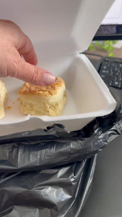 Stuffed Bun - My biscuits were hard as a rock. Both of them. You can not eat them and a waste of money. Go somewhere else. - New American Near Me - Pontiac, Michigan