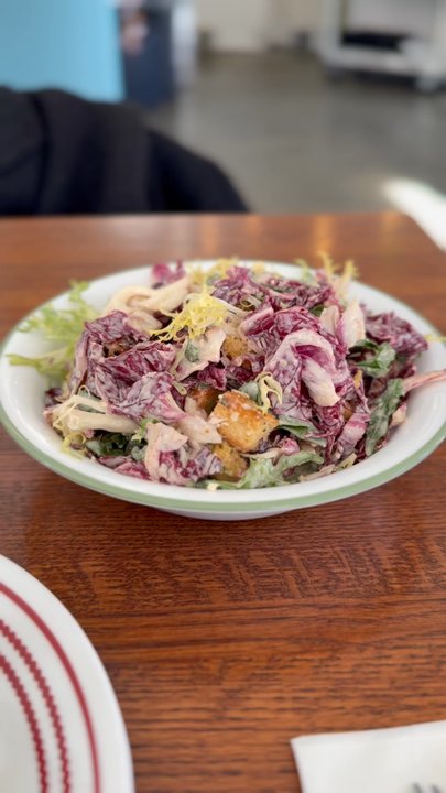 Layers Green Lake - Caesar salad and fried egg bacon sandwich - Beer, Wine & Spirits Near Me - Seattle, Washington