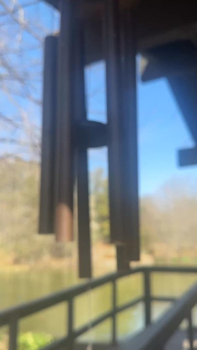 Clark Gardens - Sat by the wind chimes and meditated - Botanical Gardens Near Me - Weatherford, Texas