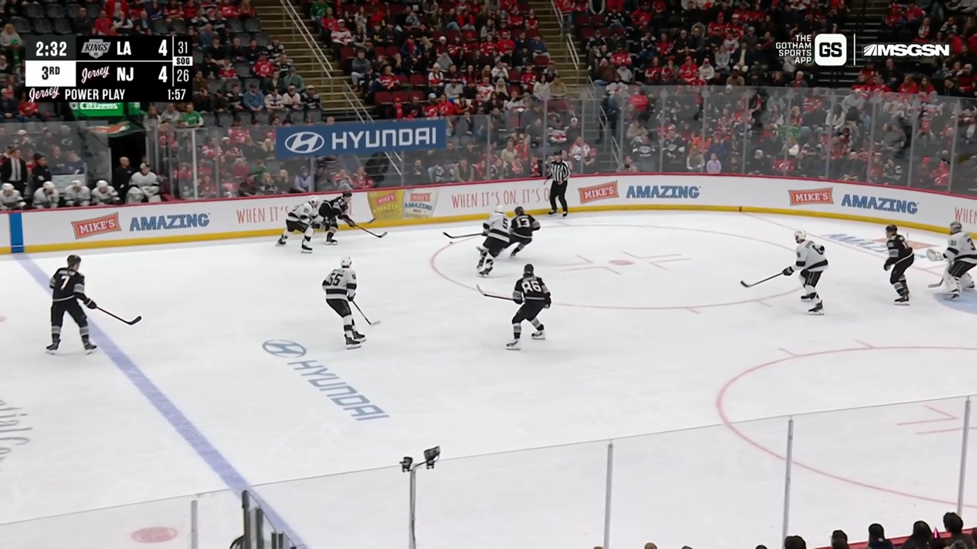 Hughes gives Devils late lead · Mar 14, 2026