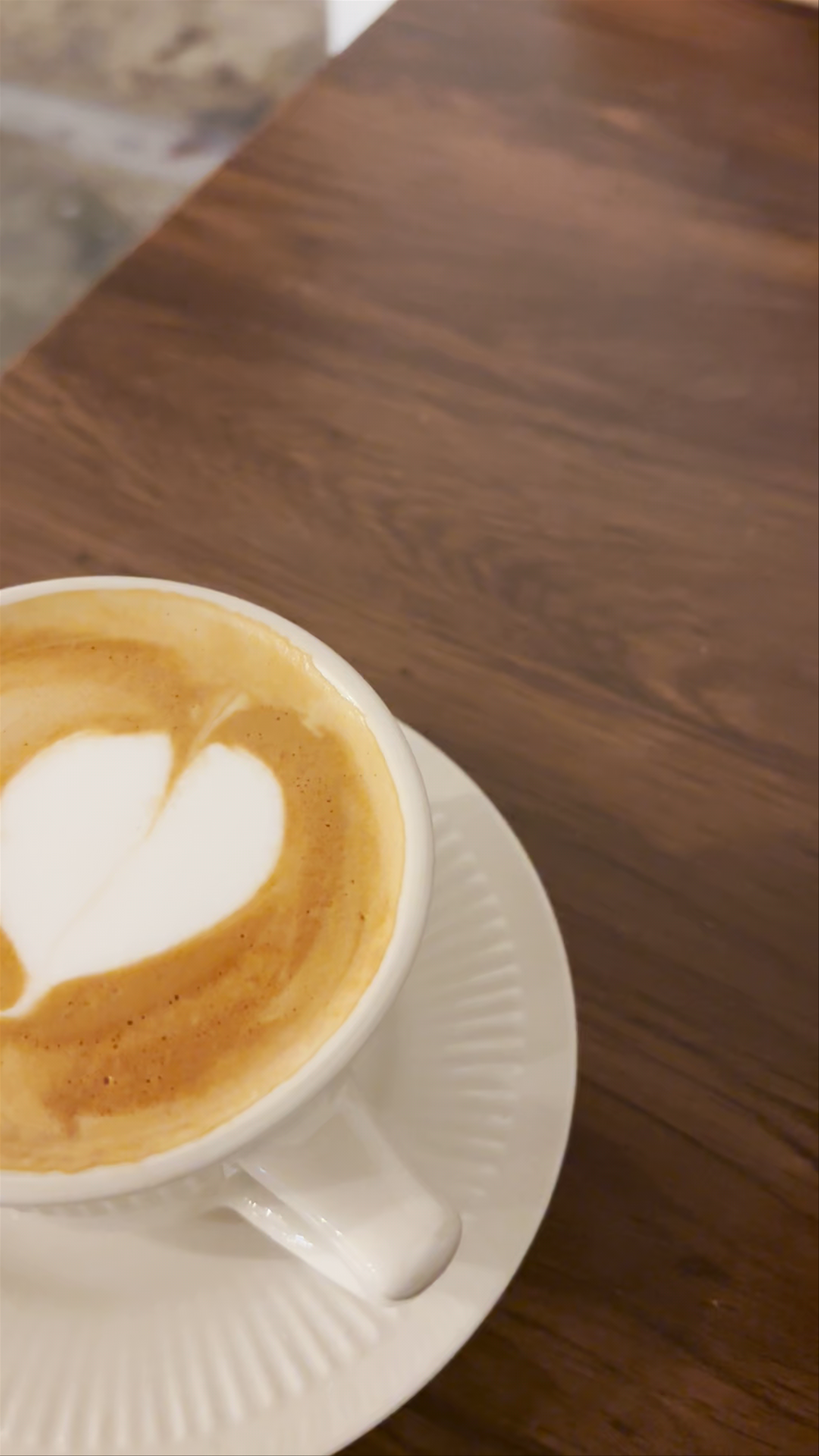 Heart Latte Art Serenity at Humble Ground Cafe in Melaka