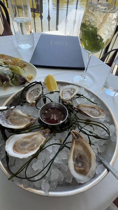 Central Park Boathouse - Oysters and ceasar salad - New American Near Me - New York, New York