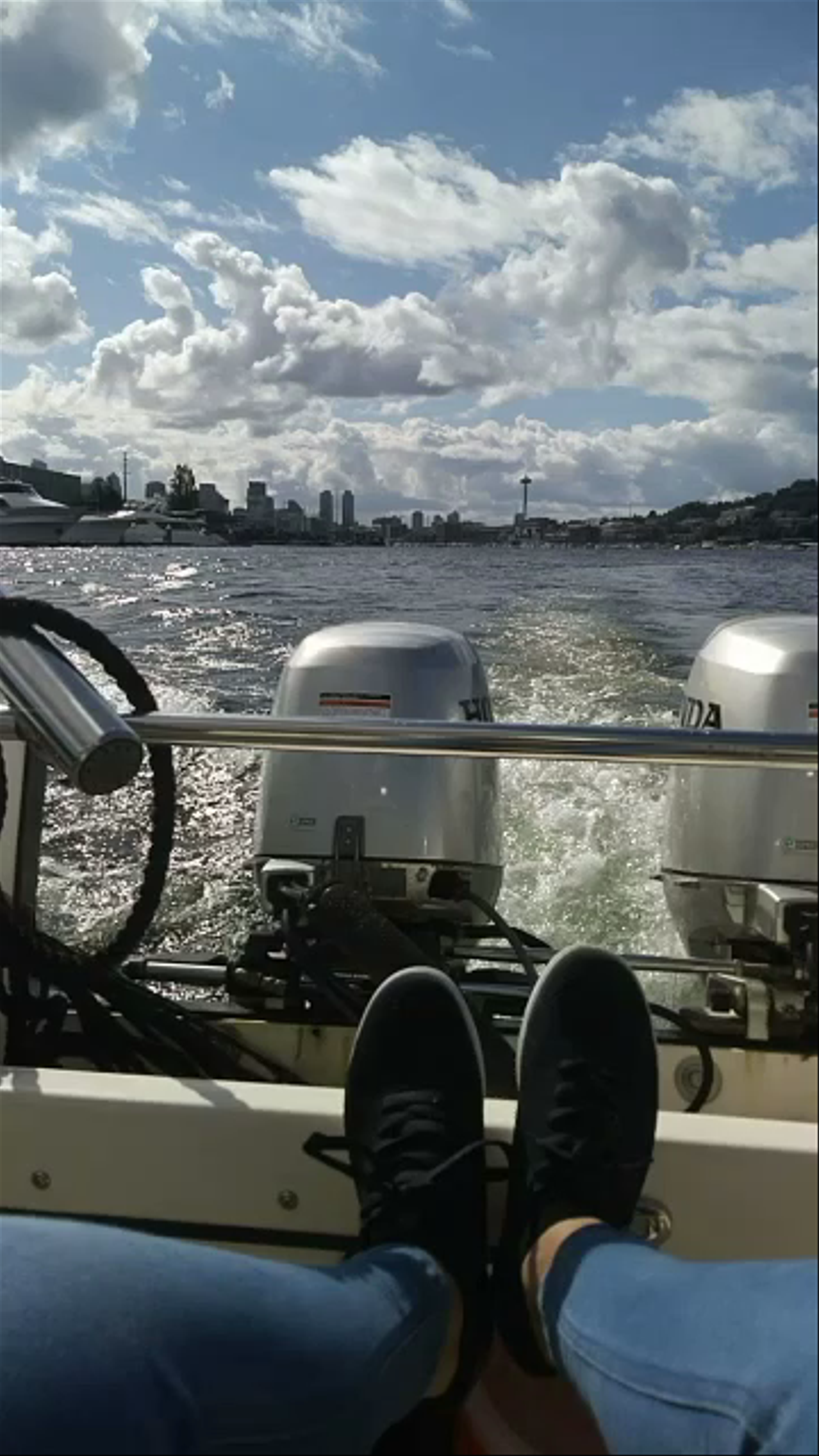Boating Adventure on Lake Union with Seattle Skyline Views