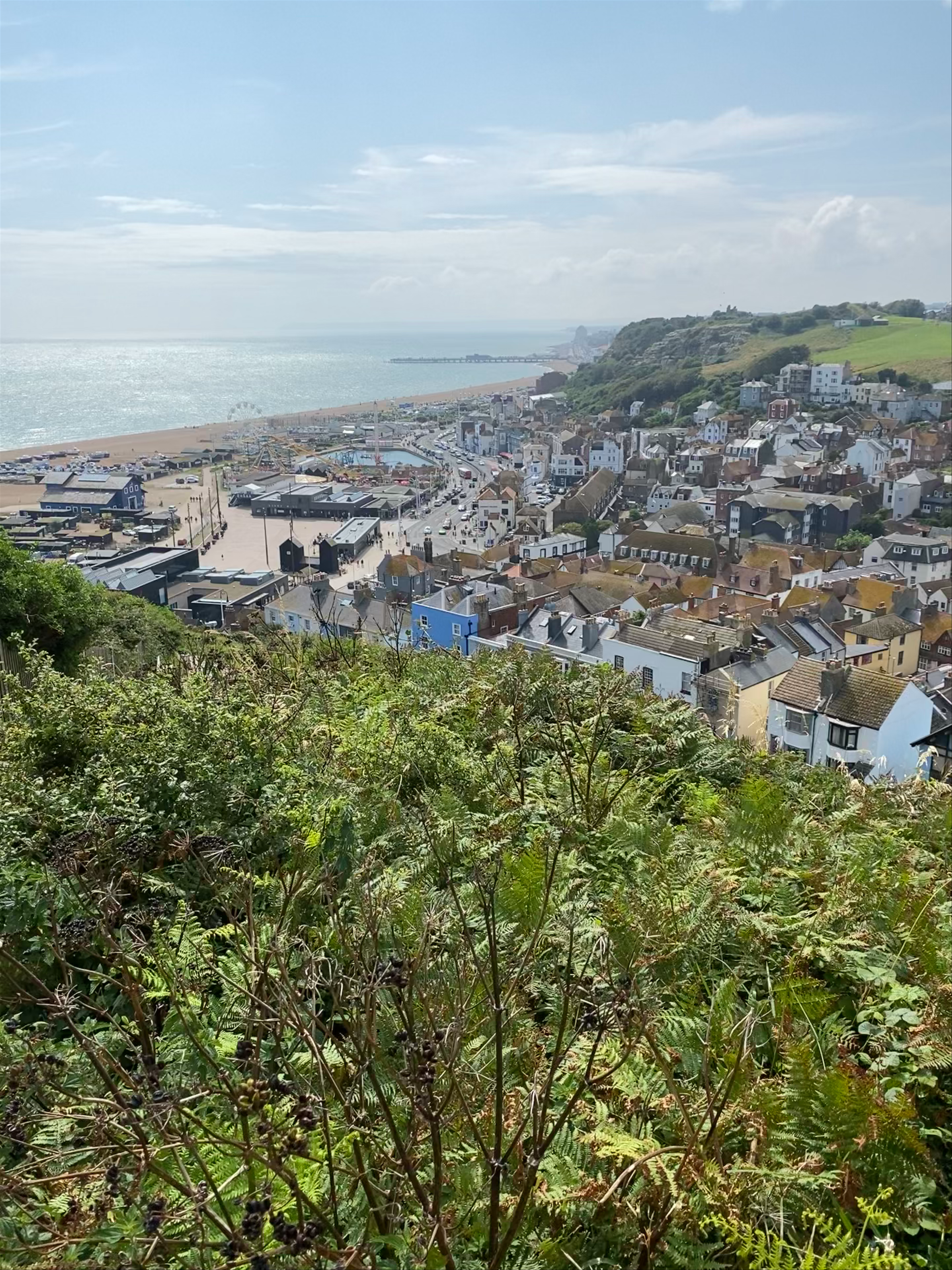 The West Hill Lift: Panoramic Views Over Hastings Seaside Town