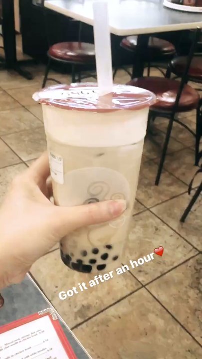 Gong Cha - I got earl grey milk tea w 3 jelly... it was greatt - Bubble Tea Near Me - Boston, Massachusetts