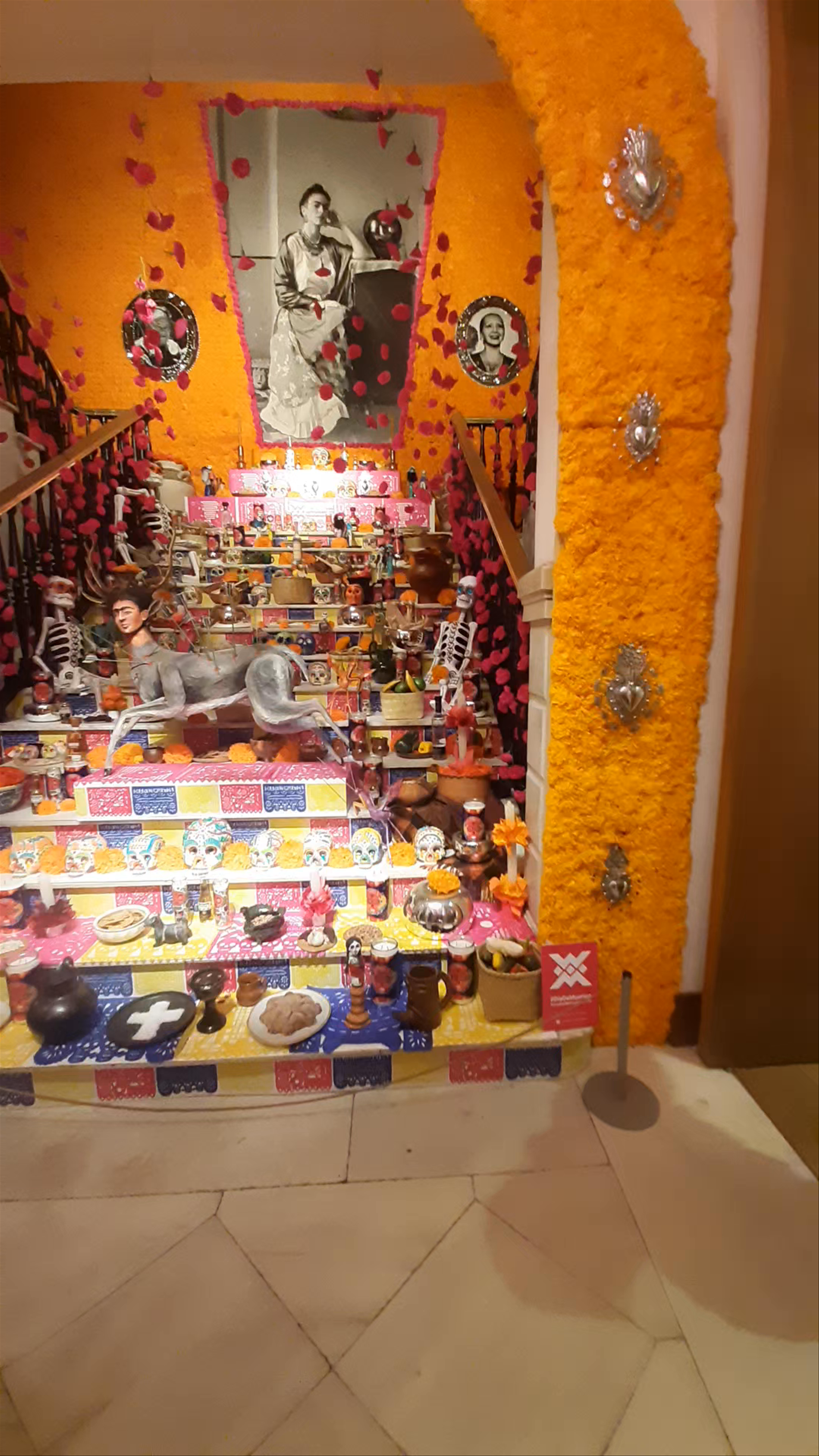 Casa de México en España: Vibrant Día de Muertos Altar in Madrid