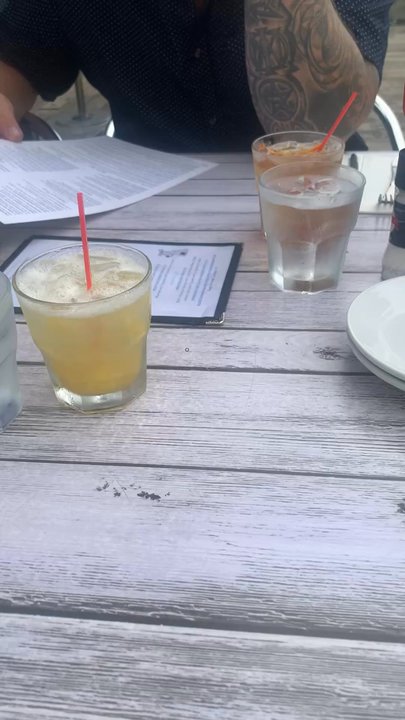 Dog Watch Cafe - Our seats on the harbor deck. - American Near Me - Stonington, Connecticut