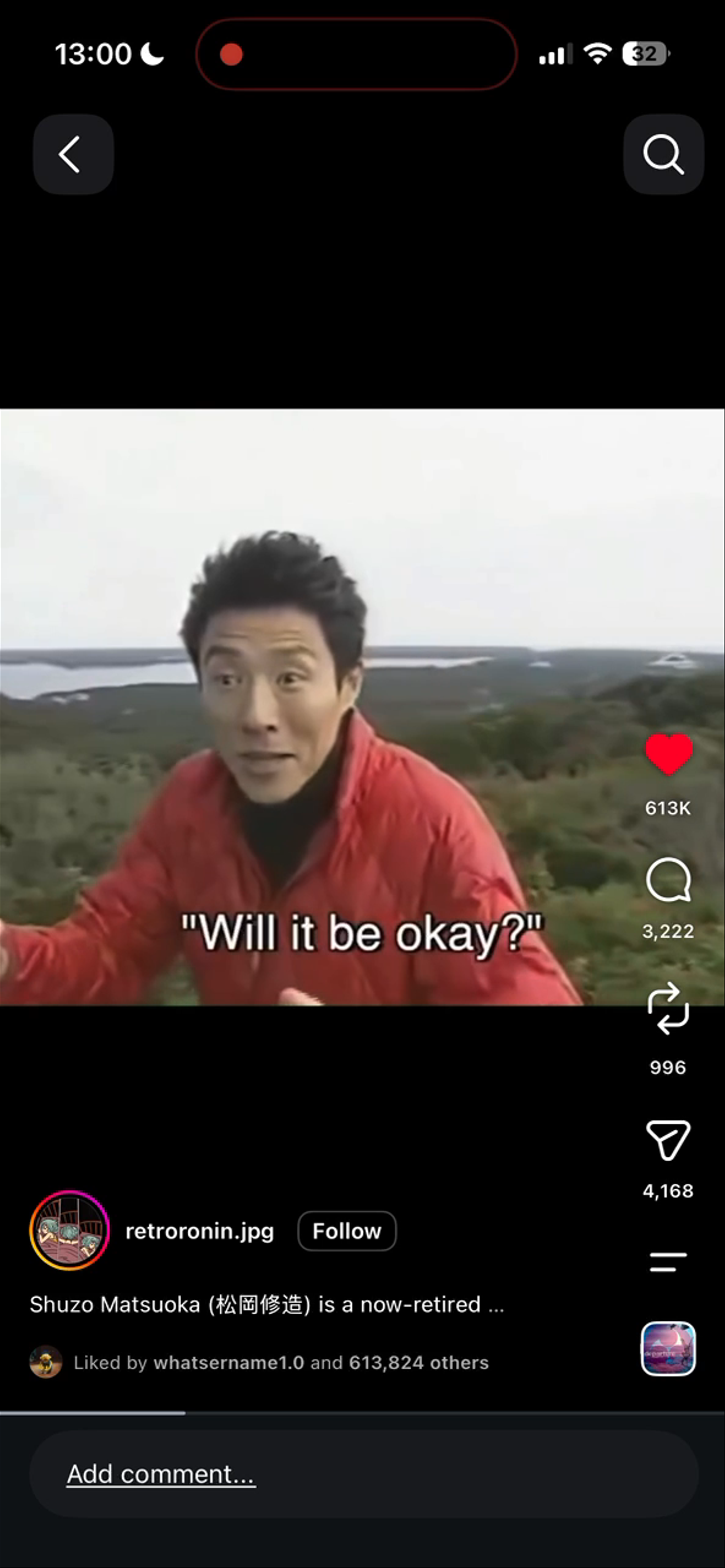 Thumbnail for live show