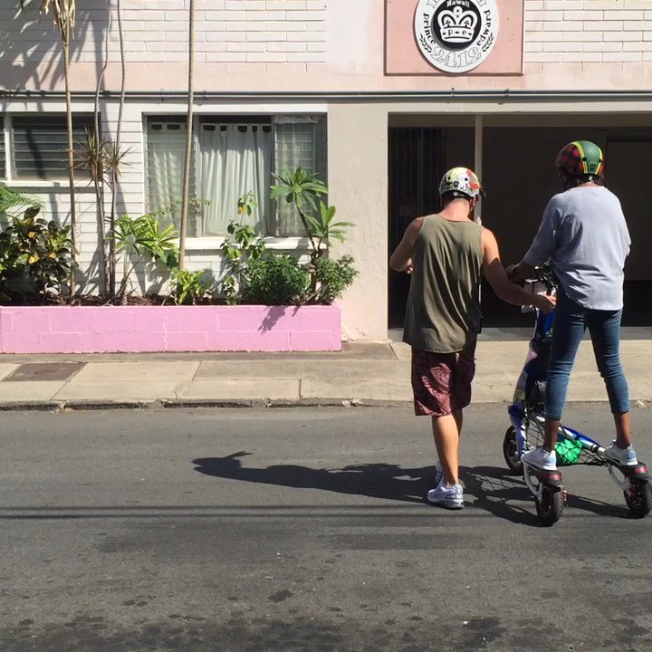 Aloha Trikke - This show how they want to make sure you are going to enjoy the Outting. They take time to train you.... Shalom - Tours Near Me - Honolulu, Hawaii