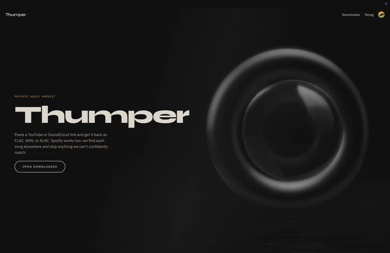 Thumper product preview