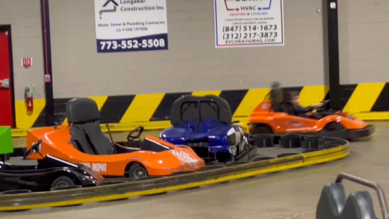 Play and Spin - Must be 54 inches to ride on your own. Unfortunately the cars go super slow - Arcades Near Me - Niles, Illinois