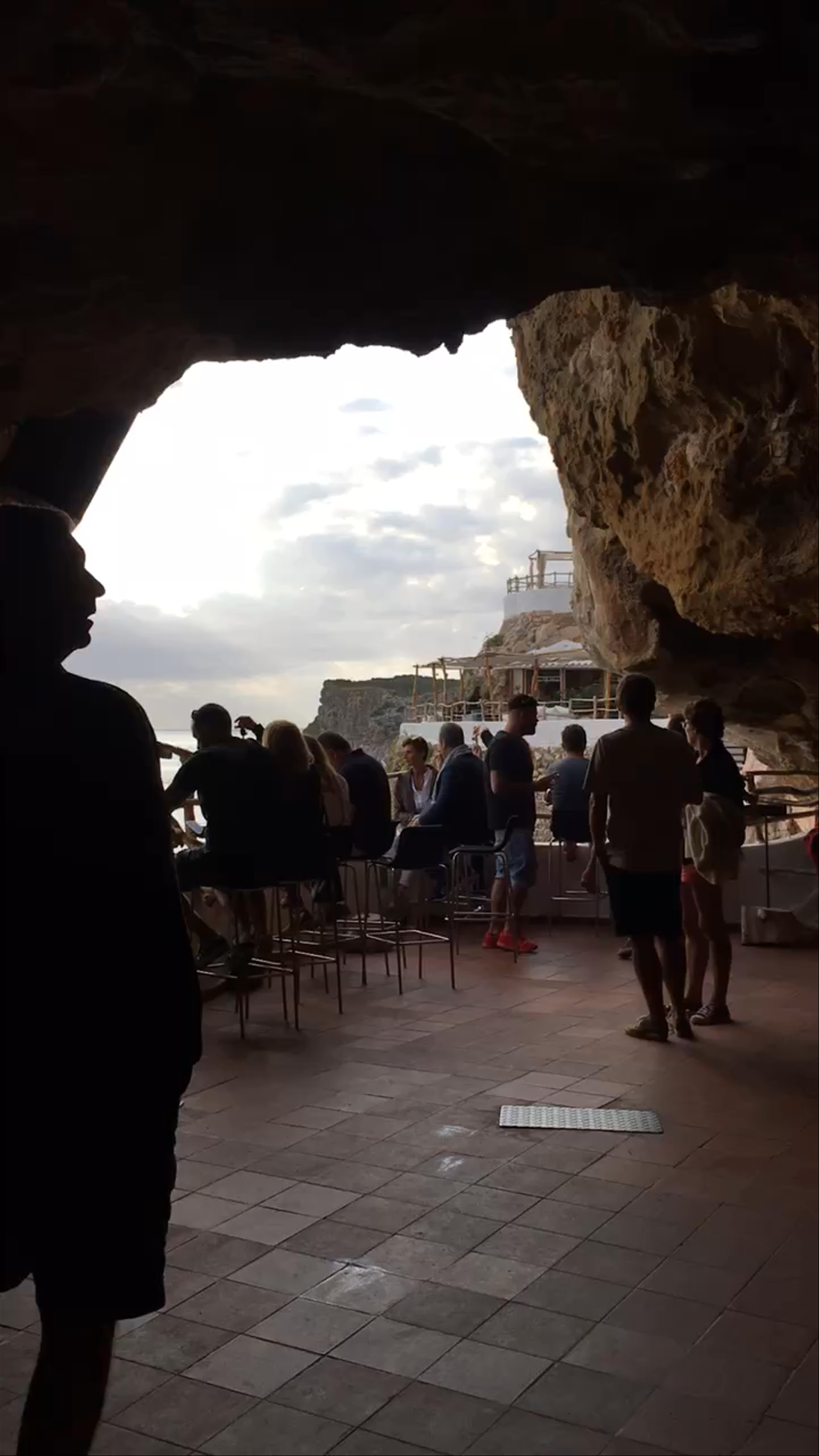 Cova d'en Xoroi  - Cave bar in Menorca Spain
