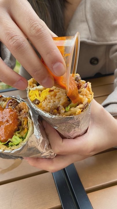 Marinate Korean BBQ - Bulgolgi burrito | @allthenummies - Korean Near Me - Long Beach, California