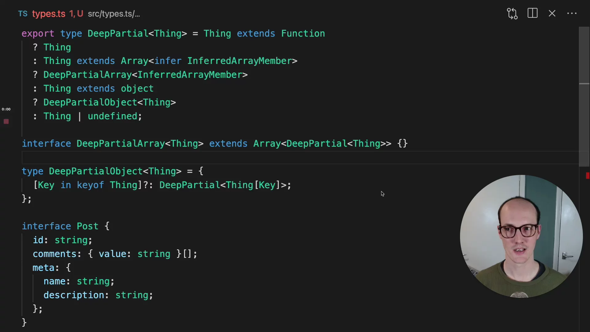 Extends interface and type in typescript