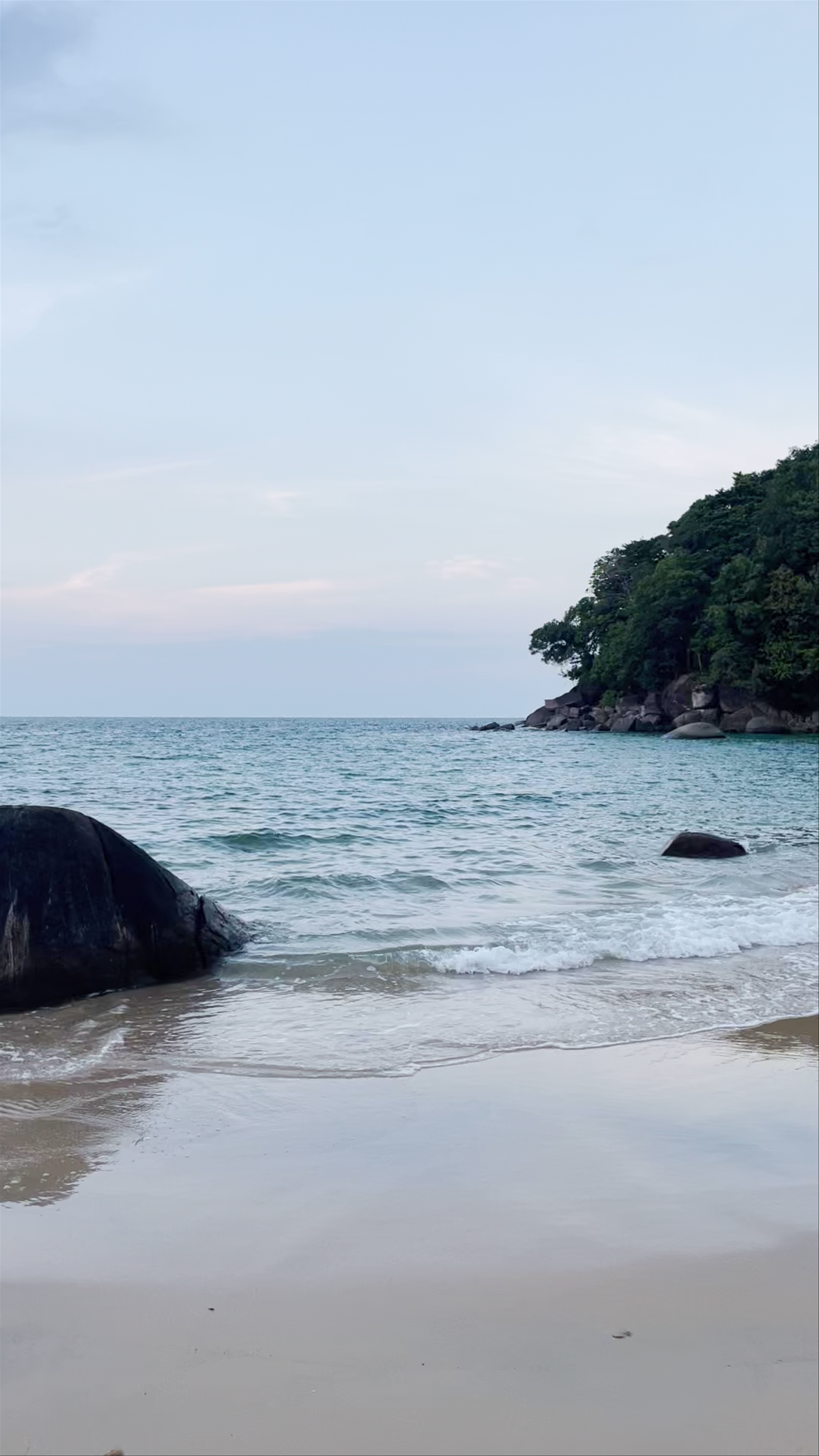 Small Sandy Beach: Serene Coastal Escape in Khuekkhak, Thailand