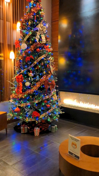The Lyric - Christmas 2021 decor - Apartments Near Me - Seattle, Washington