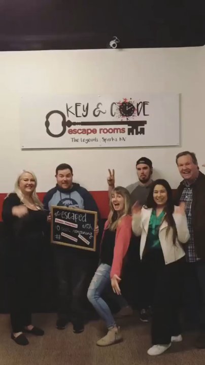 Key And Code - We escaped!! - Escape Games Near Me - Sparks, Nevada
