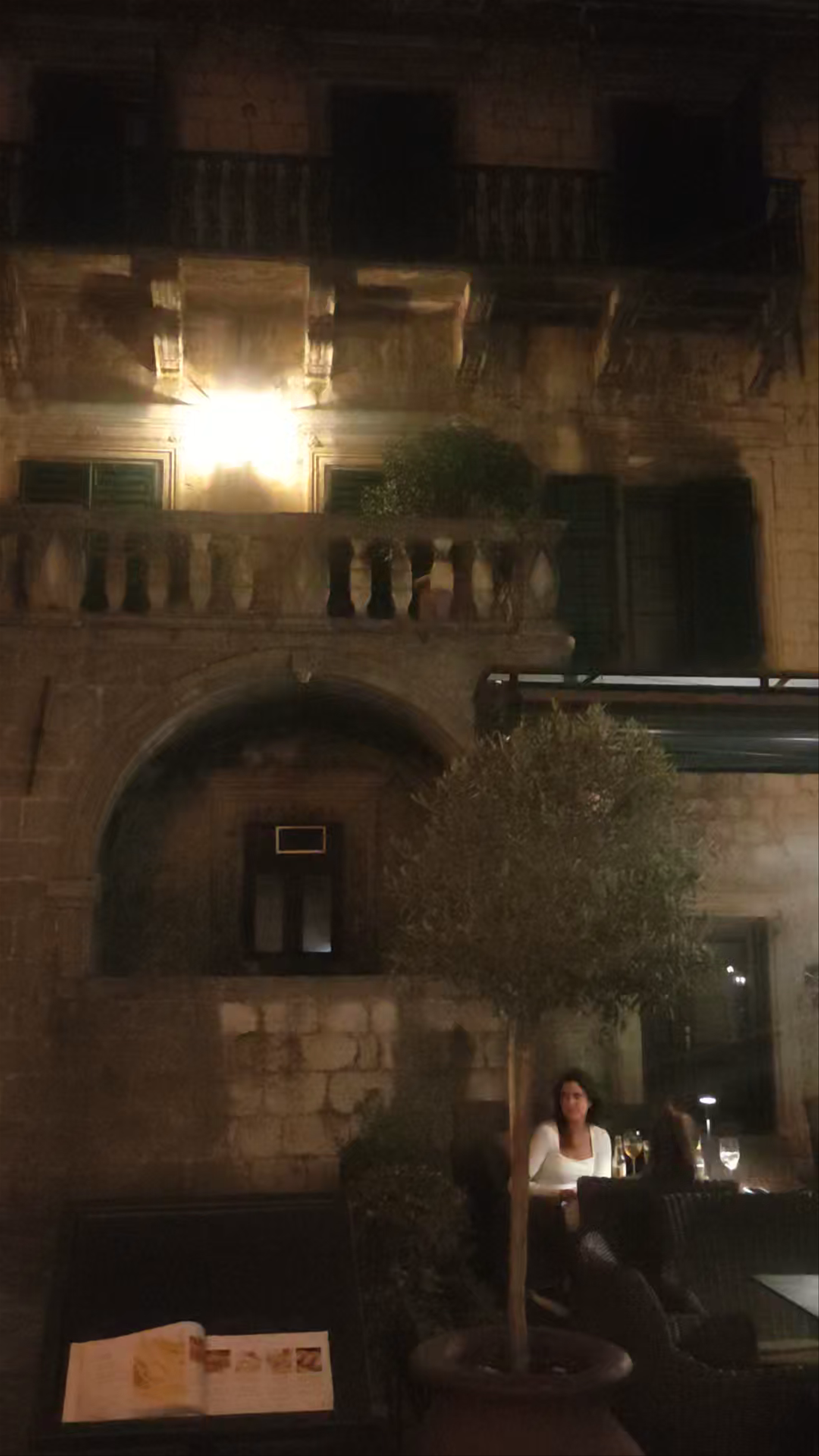 Palata Bizanti Evening Ambiance in Kotor, Montenegro