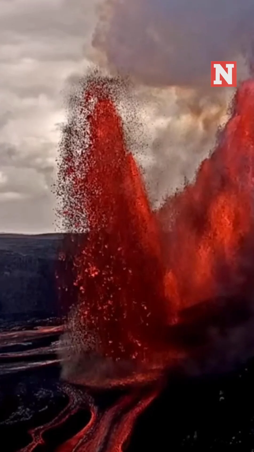 Satellite Image Shows Volcano Awoken From 400-Year Slumber - Newsweek