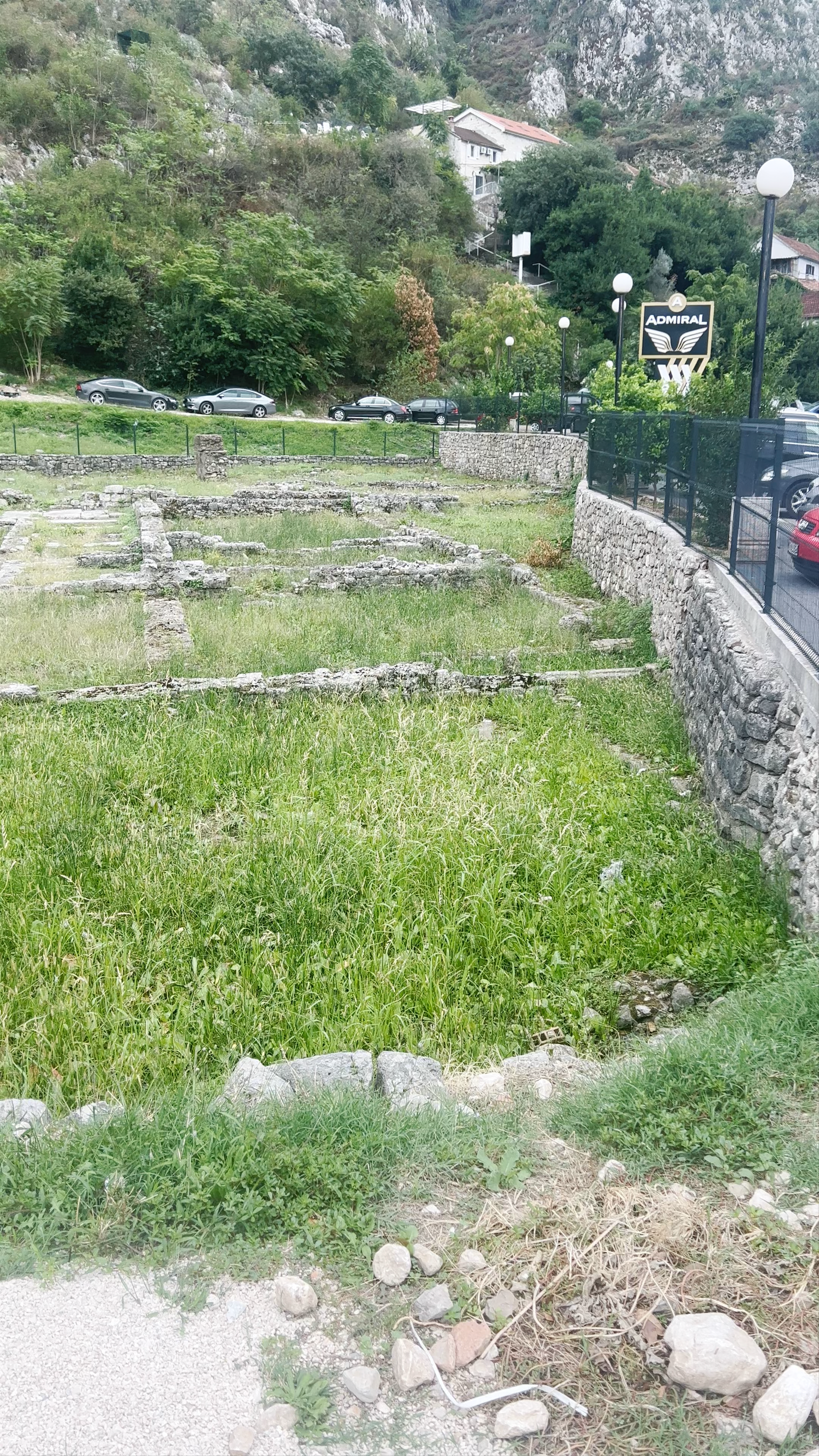 Ancient Roman Settlement Ruins in Kotor, Montenegro