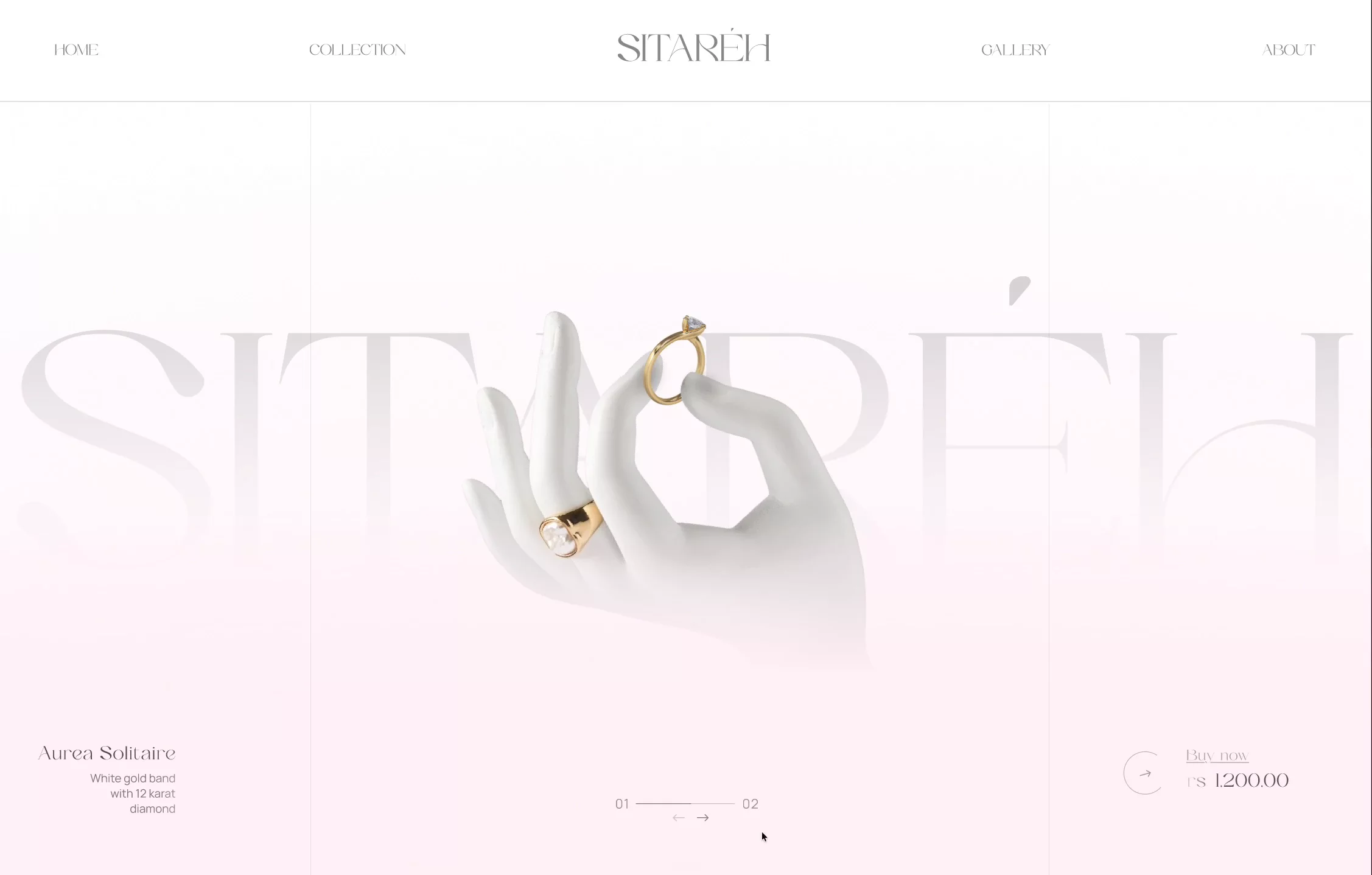 Made a cool, animated website for a premium jewelry brand. Take a look...