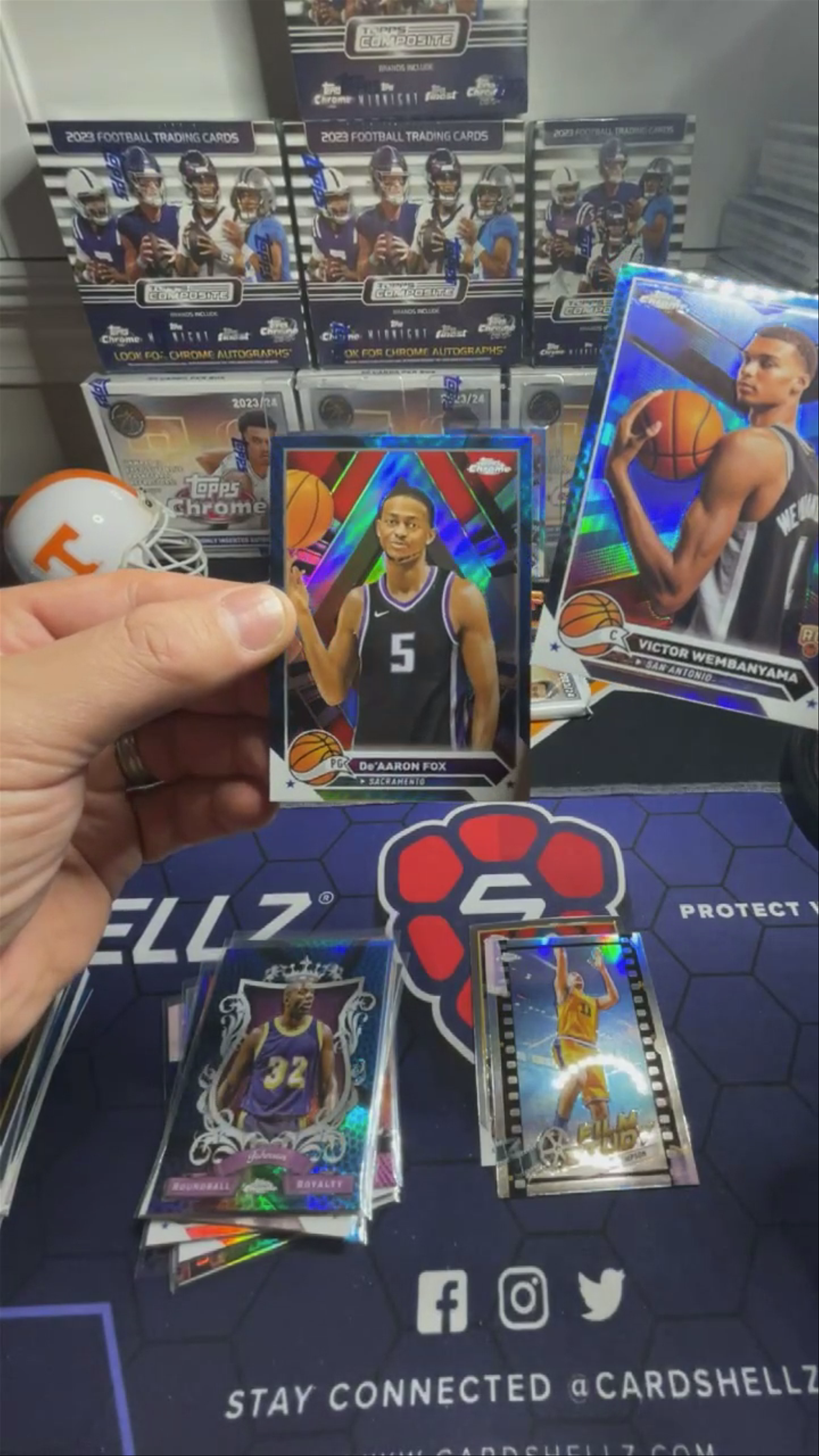 2023-24 TOPPS CHROME WEMBY BLUE BASKETBALLS 👀