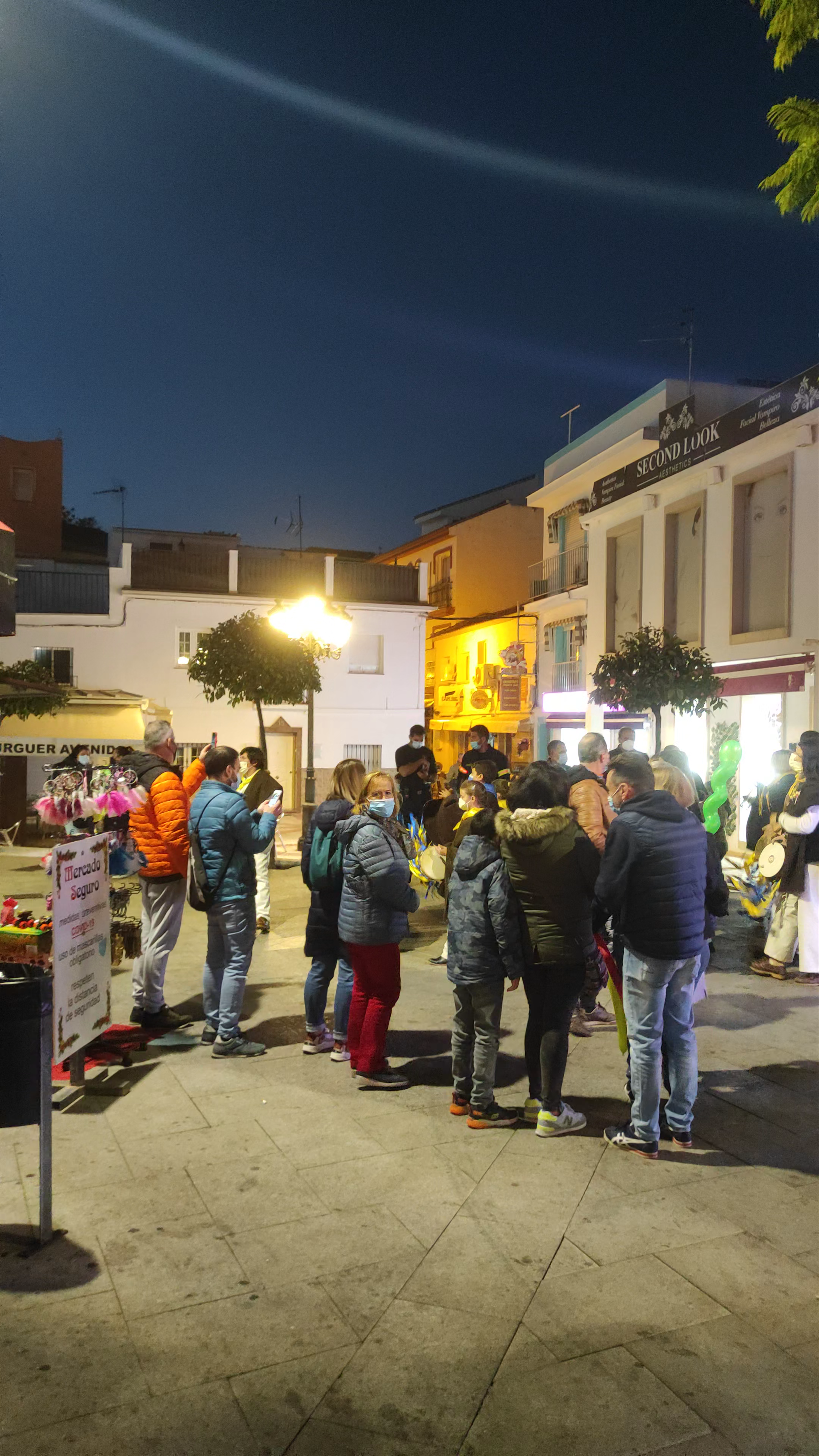 Evening Festivities at Plaza Austria, Benalmádena