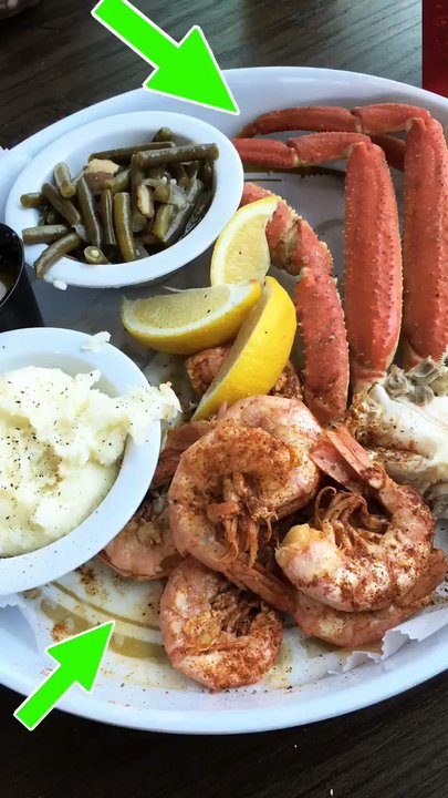 Crabby's Dockside - Peel and eat shrimp with Crab legs - Seafood Near Me - Clearwater Beach, Florida