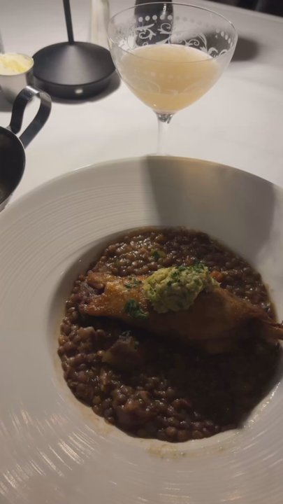 L'Antoinette - braised duck/lentils, steak and frites (unlimited) - French Near Me - Milton, Georgia