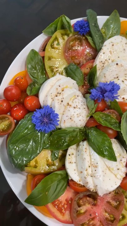 Handy Market - The salad I made with the tomatoes from this market. So good - Grocery Near Me - Burbank, California