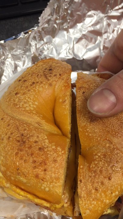 La Bagel Delight at Dumbo - Melty Cheese - Bagels Near Me - Brooklyn, New York