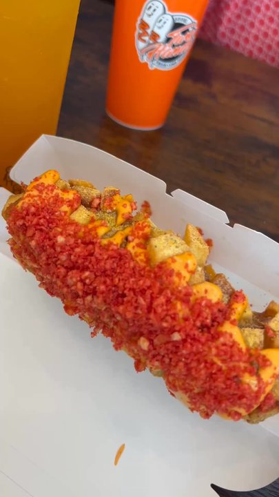 Two Hands Fresh Corn Dogs - Potato dog, loaded - Hot Dogs Near Me - Sugar Land, Texas