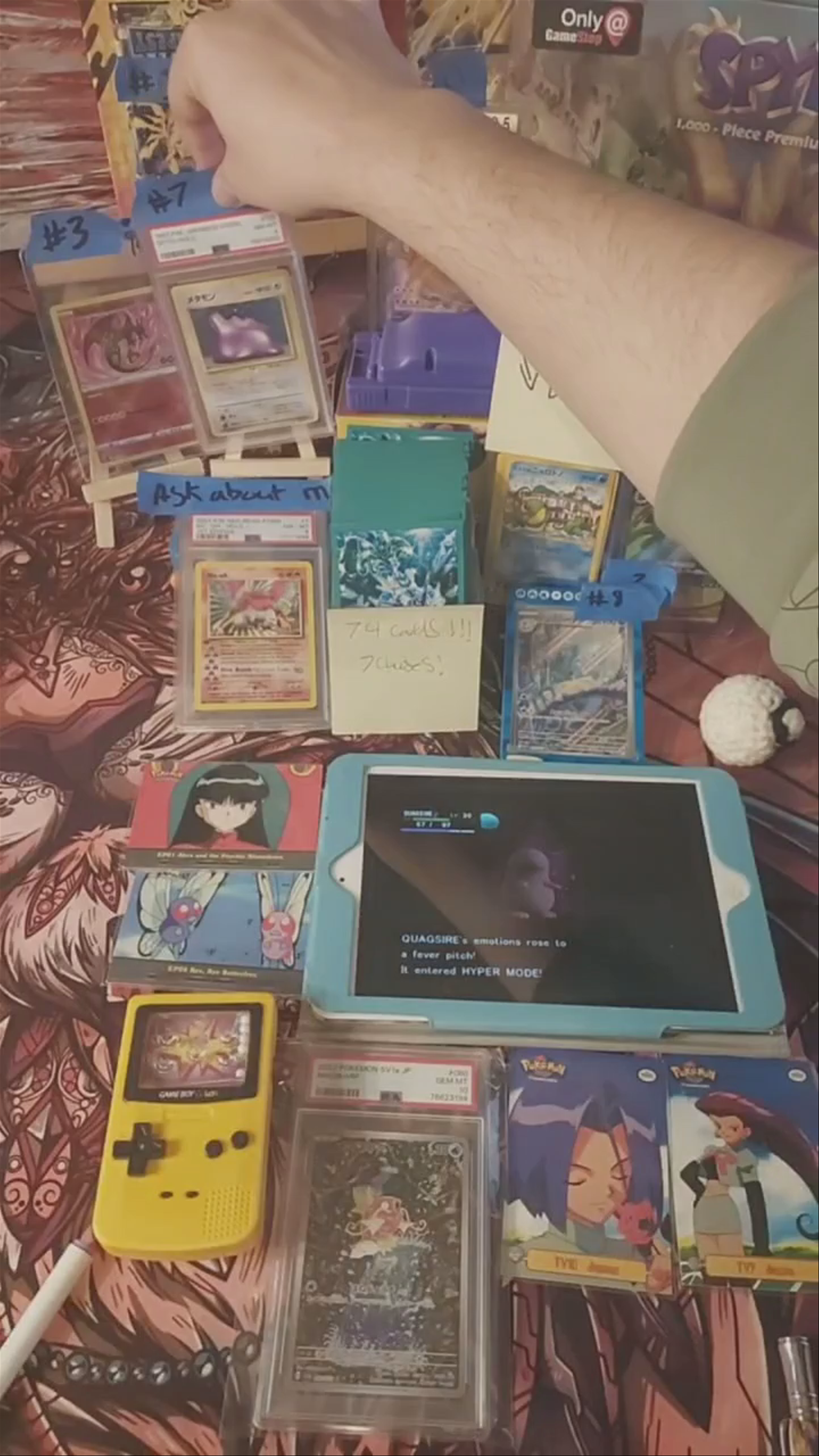 74 cards remain with 7 chases remaining!! Let’s gooo!!