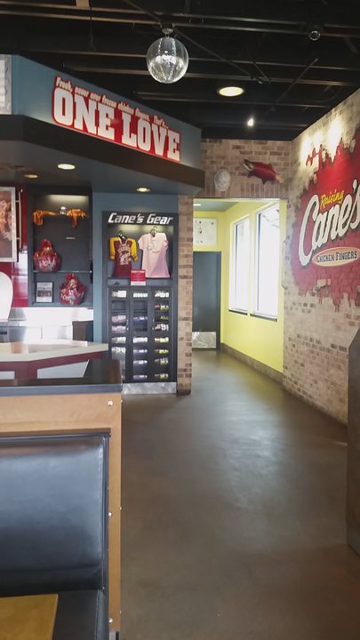 Raising Cane's Chicken Fingers - The interior. - American Near Me - Shoreview, Minnesota