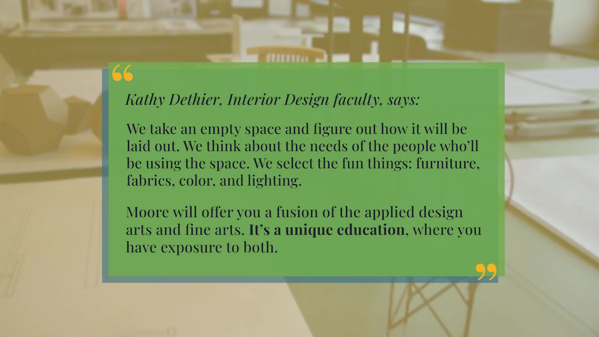 Unlock Your Interior Design Passion at Moore College: Transform Spaces Today!