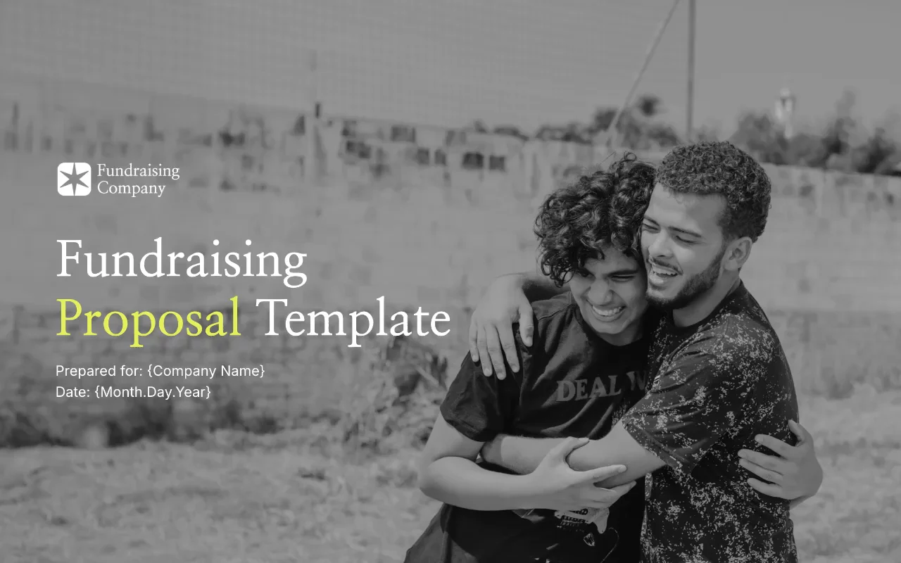 Preview of Fundraising Proposal Template