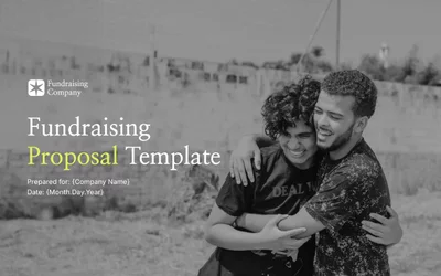 Preview of Fundraising Proposal Template