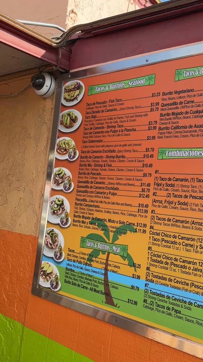 Tacos Ensenada - The menu and layout - Tacos Near Me - Alhambra, California