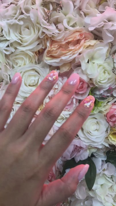 Ruby Nail - dip + mother of pearl - Nail Salons Near Me - Glendale, California