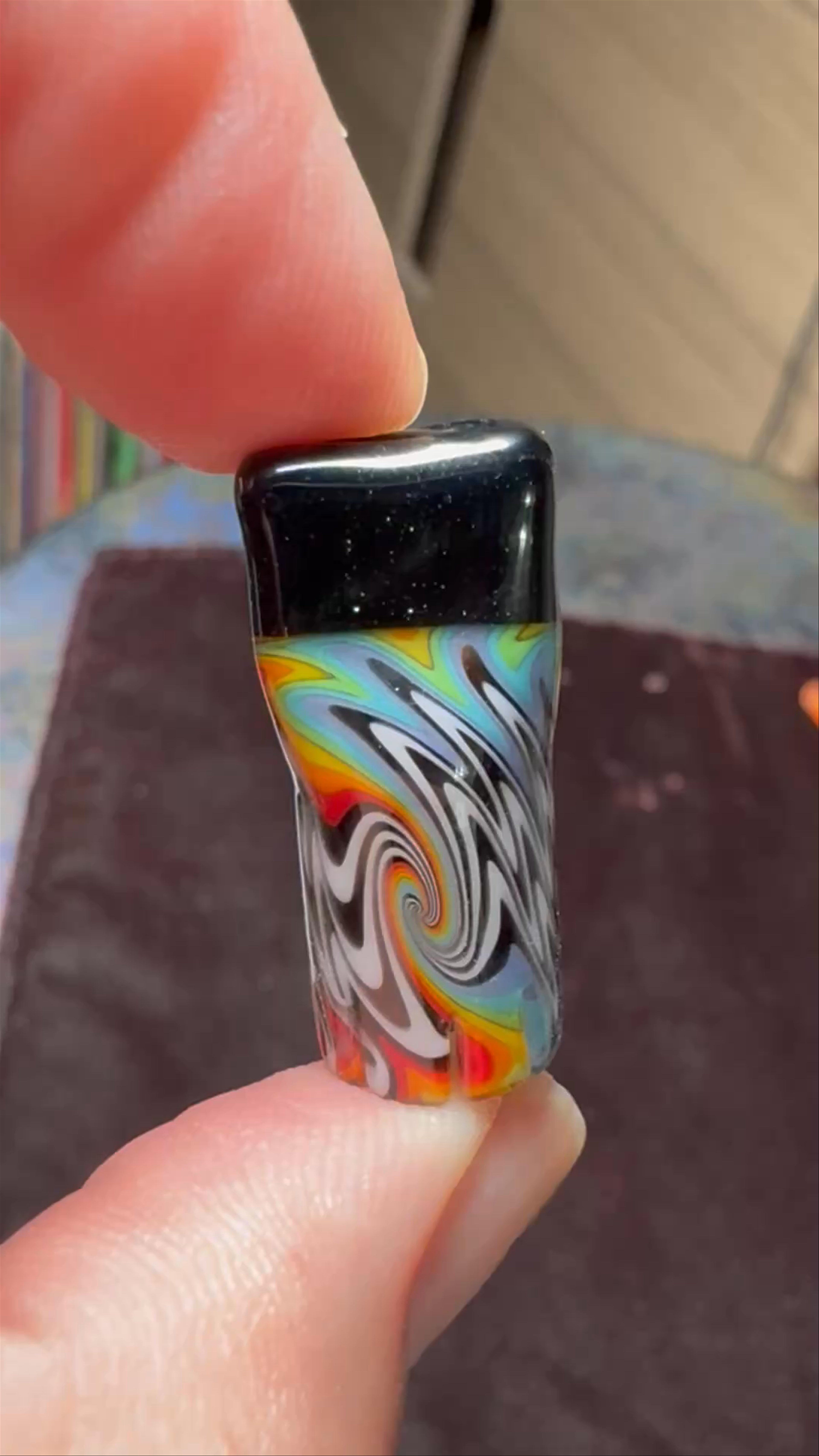 Preview pic of 11.5mm Rainbow Jailhouse Flat Tip