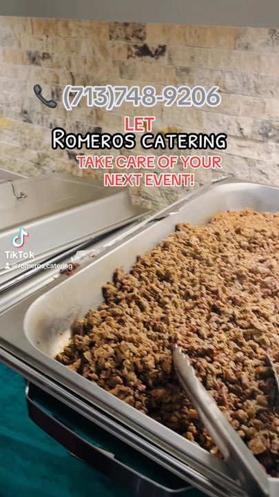 Romeros Catering - Ask us about our different menus!  (713)7489206 Let us caterer your next event! - Caterers Near Me