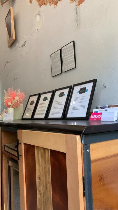 Salon Modello - This is the lobby. Behind the front desk though the entrance is where you sit to get your hair cut. - Hair Salons Near Me - Atlanta, Georgia