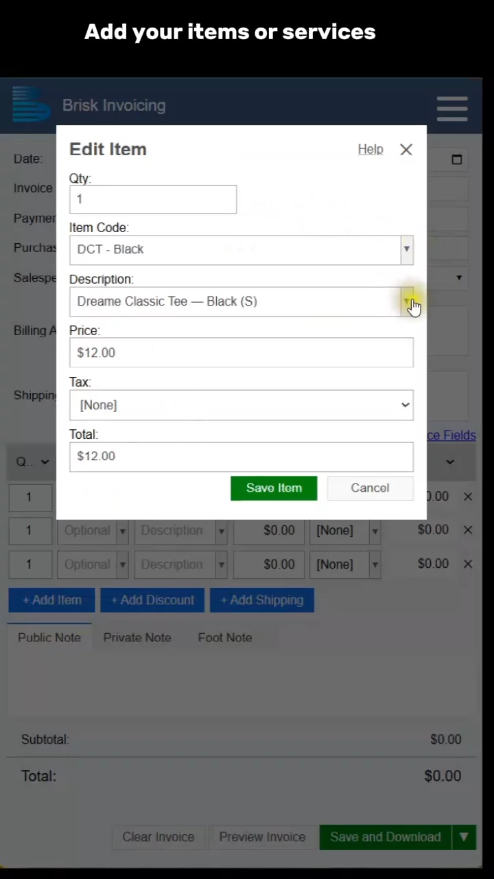 Brisk Invoicing image 1