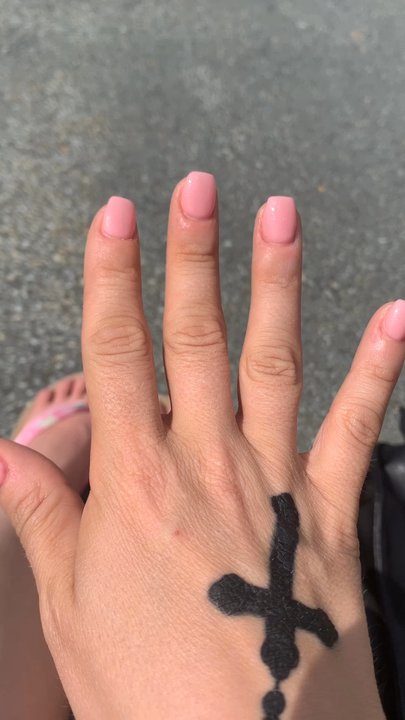 Kylies Nails and Spa - Horrible job for 85$ and there not even glued on right - Day Spas Near Me - Halifax, Nova Scotia