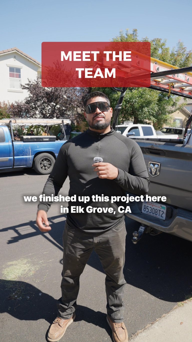 Rogelio introduces the Triple R team on a job site.