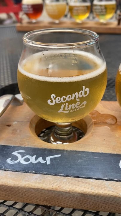 Second Line Brewing - Beer flight - Breweries Near Me - New Orleans, Louisiana