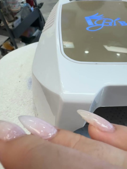 Tracy's Nails & Spa - this is how bad my nails came out when I asked for funny bunny and bubble bath - Nail Salons Near Me - Valencia, California