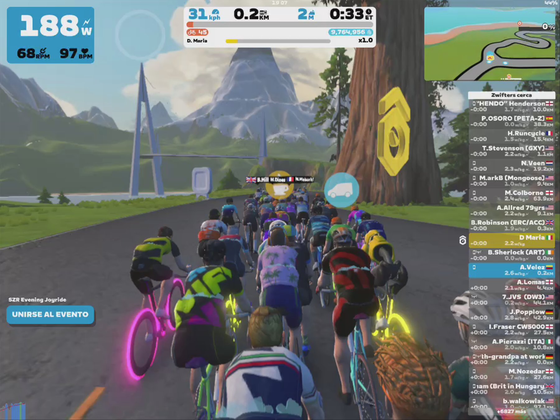 Zwift - Pacer Group Ride: Watopia's Waistband in Watopia with Maria